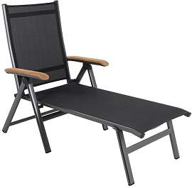 MWH Reno Gartenliege Aluminium/Textilene