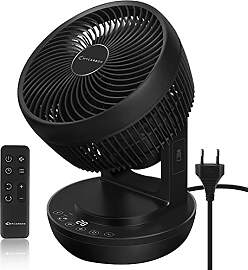 MYCARBON Leiser Ventilator mit Fernbedienung, 1800 