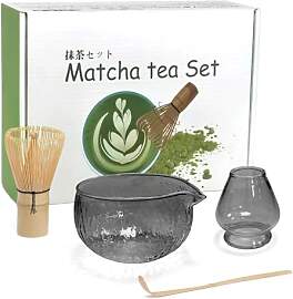Mycketop Premium Matcha Set 4-tlg. Bambus Chasen,