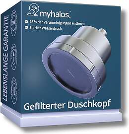 MyHalos gefilterter Duschkopf für