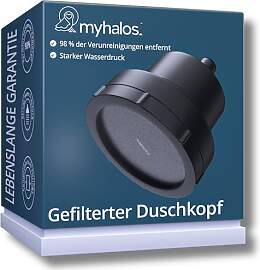 MyHalos gefilterter Duschkopf für