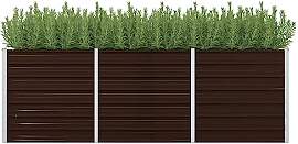 Myheimly Garten-Hochbeet Braun Blumenkasten