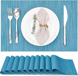 Myir JUN Tischsets Abwaschbar 10er Set, Gewebte