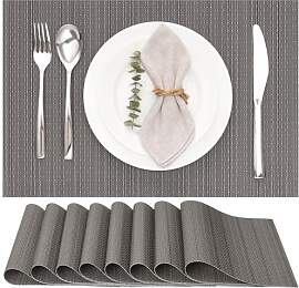 Myir JUN Tischsets Abwaschbar 8er Set, Gewebte