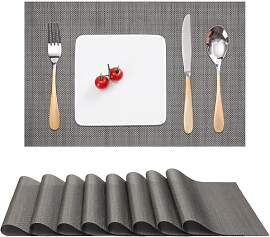 Myir JUN Tischsets Abwaschbar 8er Set,Gewebte