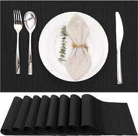 Myir JUN Tischsets Abwaschbar 8er Set, Gewebte