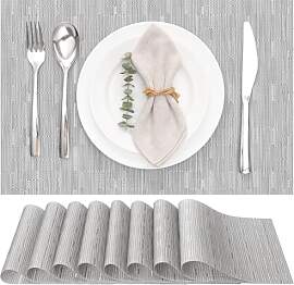 Myir JUN Tischsets Abwaschbar 8er Set, Gewebte