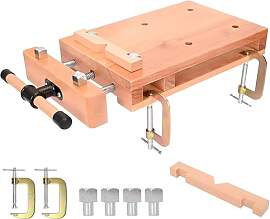 MYOYAY Tragbare Hobelbank, Holz Mini Werkbank