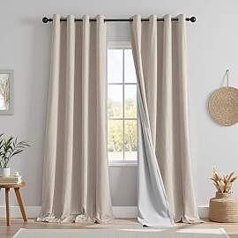 MYSKY HOME Vorhang 100% Blickdicht Gardinen mit