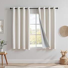 MYSKY HOME Vorhang 100% Blickdicht Gardinen mit