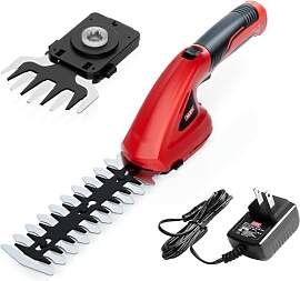 MZK 7,2V 2 in 1 Akku-Heckenschere, Grasschere und
