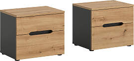 Nachtkommode HOME AFFAIRE "REHAT, 2er Set, je 