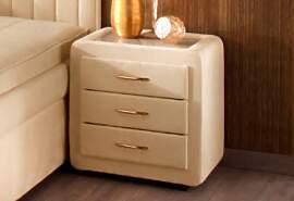 Nachtkommode MAINTAL, beige (creme), B:48cm H:50cm 