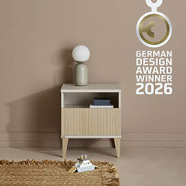 Nachtkommode PAIDI "JONTE in Beige, Schublade 