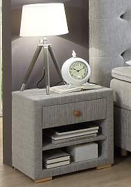 Nachtkonsole HOME AFFAIRE "Claire", grau 