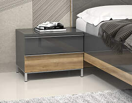 Nachtkonsole OTTO HOME "Onyx, Nachttisch mit