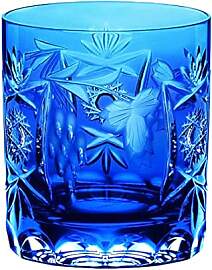 Nachtmann Whisky Glas, 250 ml, blau, Traube,