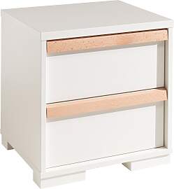 NACHTSCHRANK London B: 48,1 cm Weiß