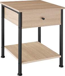Nachttisch Bradford 40x40x55,5cm - Industrial Holz 