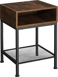 Nachttisch Harlow 40,5x40,5x59cm - Industrial Holz 