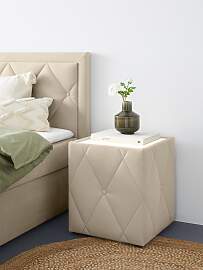 Nachttisch HOME AFFAIRE "Alfie", beige