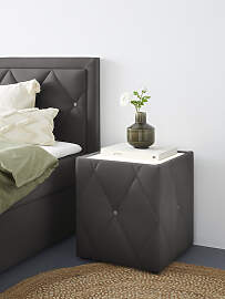 Nachttisch HOME AFFAIRE "Alfie", grau