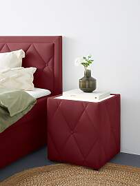 Nachttisch HOME AFFAIRE "Alfie", rot