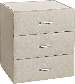 Nachttisch HOME AFFAIRE, beige (creme, natur),