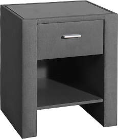 Nachttisch HOME AFFAIRE, grau (anthrazit), B:50cm