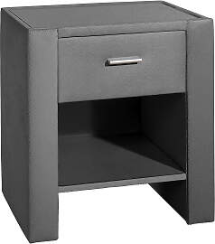 Nachttisch HOME AFFAIRE, grau (anthrazit), B:50cm