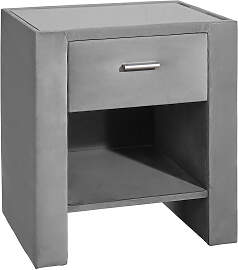 Nachttisch HOME AFFAIRE, grau, B:50cm H:61cm