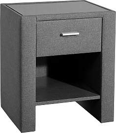 Nachttisch HOME AFFAIRE, grau, B:50cm H:61cm