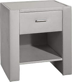 Nachttisch HOME AFFAIRE, grau (hellgrau), B:50cm
