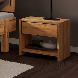 Nachttisch Liora Kernbuche Massivholz H 40cm
