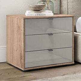 Nachttisch Tiam Eiche Dekor H 48cm