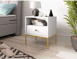 Nachttisch Tonkor Gold TS54