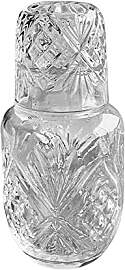 Nachttisch-Wasserkaraffe und Glas-Set,