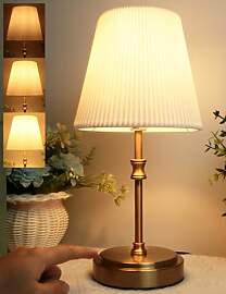 Nachttischlampe Touch Dimmbar Vintage, HSLighting