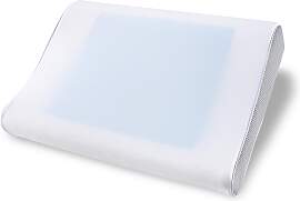 Nackenkissen Gerry Blau/Weiß mit Gelpads