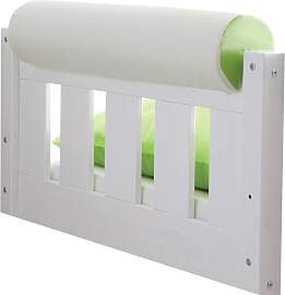 Nackenrolle ca. 16,5x79 cm Grün/Beige Baumwolle