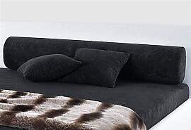 Nackenrolle MAINTAL, schwarz, B:76cm Ø:23cm,
