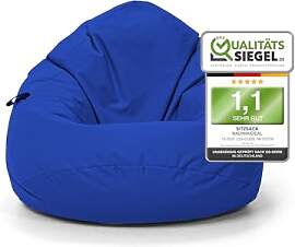 Nadimaideal Sitzsack Tropfenform Kastanie |
