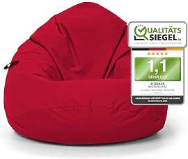 Nadimaideal Sitzsack Tropfenform Kastanie |