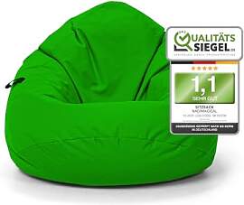 Nadimaideal Sitzsack Tropfenform Kastanie |