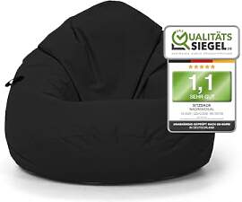 Nadimaideal Sitzsack Tropfenform Kastanie |