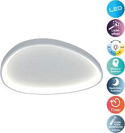 NÄVE LED Deckenleuchte "Argesa", weiß, 