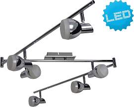 NÄVE LED Deckenleuchte "Chromey", grau