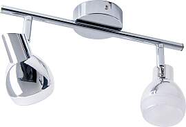 NÄVE LED Deckenleuchte "Chromey", grau