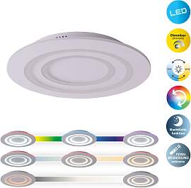 NÄVE LED Deckenleuchte "Mirel", weiß,