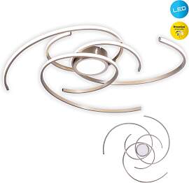 NÄVE LED Deckenleuchte "Radon", silber